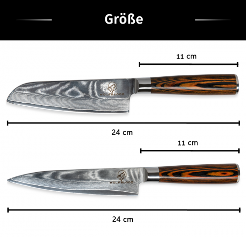 Damastmesser Küchenmesser sehr scharfes Damast-Küchenmesser Kochmesser Santoku Messer Allzweckmesser